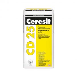 Ремонтно-восстановительная мелкозернистая смесь CERESIT CD 25