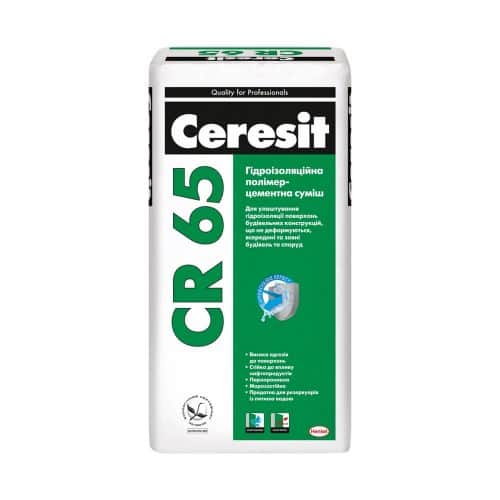 Сухая смесь для гидроизоляции CERESIT CR 65