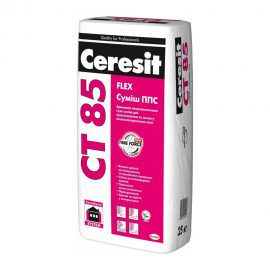 Штукатурно-клеевая смесь для ППС плит CERESIT CT 85