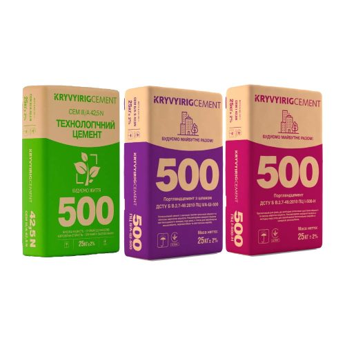 Цемент М500 KRYVYIRIGCEMENT
