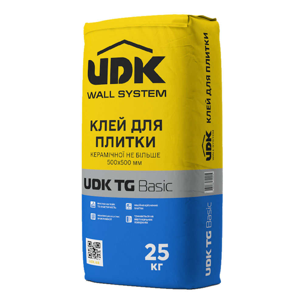 Клеевая смесь для плитки UDK TG BASIC
