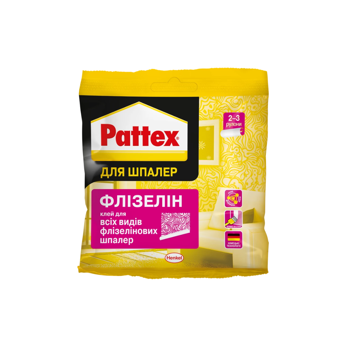 Клей для шпалер Pattex Флізелін 95г